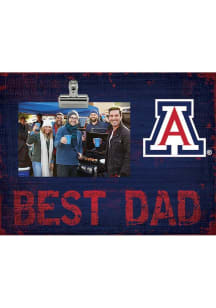 Arizona Wildcats Best Dad Clip Picture Frame - Blue