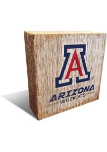 Arizona Wildcats Logo Block Sign - Blue