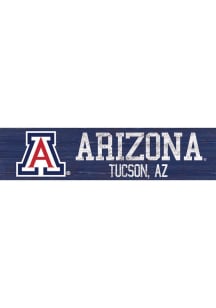 Arizona Wildcats 6x24 Sign - Blue