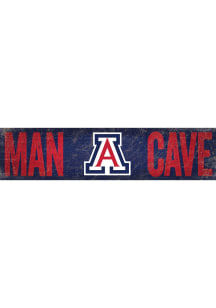 Arizona Wildcats Man Cave 6x24 Sign - Blue
