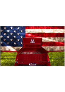 Arizona Wildcats Patriotic Retro Truck Sign - Blue
