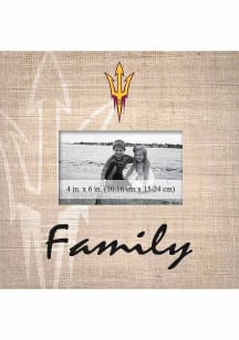 Arizona State Sun Devils Logo Family Picture Picture Frame - Red