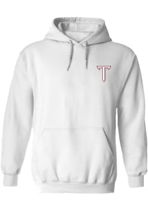 Vive La Fete Troy Trojans Womens White Impressions Hooded Sweatshirt