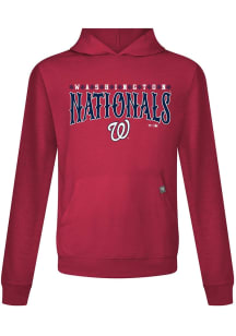 Levelwear Washington Nationals Mens Red Relay Snowflakes Hood