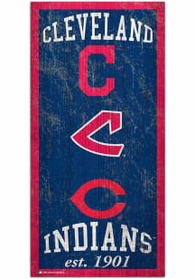Cleveland Guardians 6x12 Sign - Red
