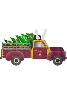 Arizona State Sun Devils Truck Ornament - Red