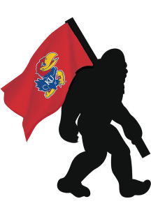 Kansas Jayhawks 12 inch Bigfoot Desk Accessory