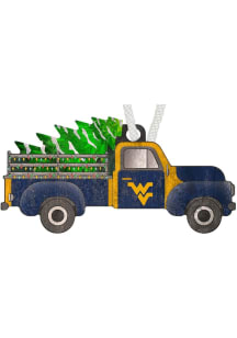 West Virginia Mountaineers Truck Ornament - Blue