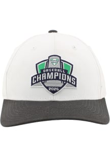 Zephyr Northern Illinois Huskies 2026 MAC Baseball Tournament Champions Basis Adjustable Hat - Whi..