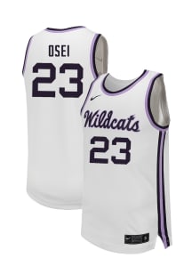 Stephen Osei  Nike K-State Wildcats White NIL Name And Number Jersey