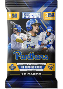 Pitt Panthers 2026 Baseball 12pk Collectible NCAA Cards - Blue