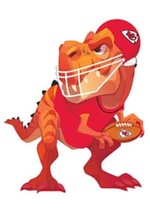 Kansas City Chiefs Tyrannosaurus Stickers - Orange