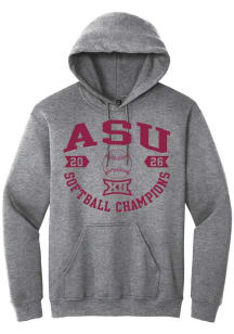 Summit Sportswear Arizona State Sun Devils Mens Graphite Big 12 Softball Tournament Champions 2026..