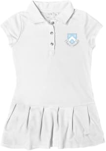 Columbia University Lions Toddler Girls White Caroline Short Sleeve Dress