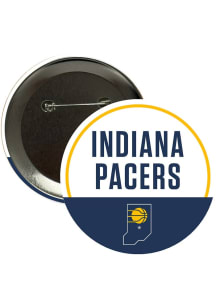 Indiana Pacers Logo Button - Blue