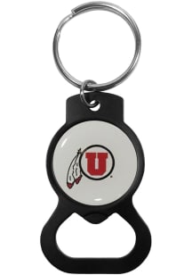 Utah Utes Bottle Opener Keychain - Black