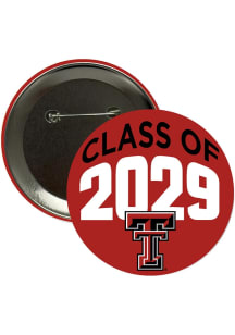 Texas Tech Red Raiders 3" Class of 2029 Button - Red