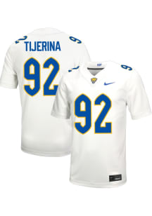 Kaemon Tijerina   Pitt Panthers White Football Football Name And Number Football Jersey