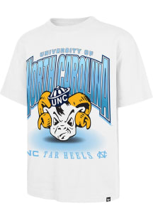 47 North Carolina Tar Heels White Team Flex Football Foundation Short Sleeve Fashion T Shirt