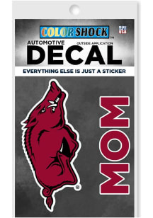 Arkansas Razorbacks Mom Auto Decal - Red