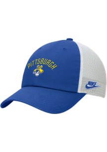 Nike Pitt Panthers Vintage Unstructured Club Trucker Adjustable Hat - Blue