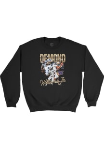 Demond Williams Jr.  Campus Ink Washington Huskies Youth Black Big Ten Media Days Custom Long Slee..
