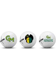 George Mason University 3 Pack Golf Balls