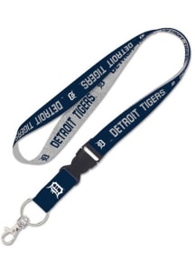 Detroit Tigers Heather Lanyard - Navy Blue