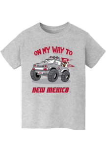 Vive La Fete New Mexico Lobos Youth Grey On My Way Short Sleeve T-Shirt
