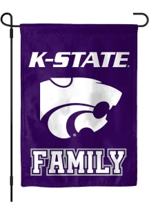 K-State Wildcats Family Garden Flag - Purple