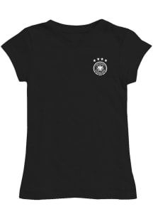 Vive La Fete Germany National Team Girls Black Lexie Short Sleeve Tee