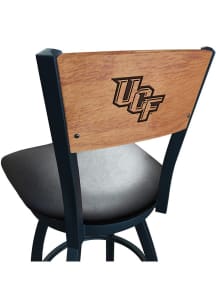 UCF Knights Vinyl Seat Maple Back Swivel Pub Stool - Black