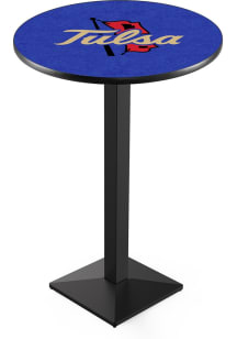 Tulsa Golden Hurricane Square Base Pub Table