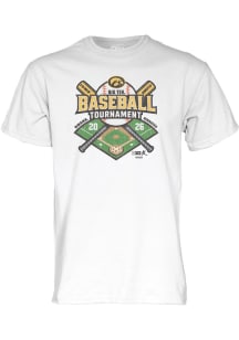 Blue 84 Iowa Hawkeyes White 2026 Big Ten Baseball Tournament Participant Short Sleeve T Shirt