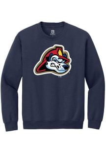 Summit Sportswear Peoria Chiefs Mens Navy Blue Primary Logo Long Sleeve Crew Sweatshirt