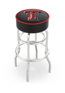 Texas Tech Red Raiders Double-Ring Swivel Pub Stool - Black