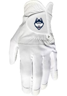 UConn Huskies White Cool Mesh Golf Gloves