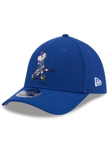 New Era New York Mets Mens Blue 39THIRTY M-Crown Flex Hat