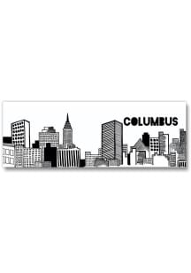 Columbus 1.5 in X 4.5 in Magnet