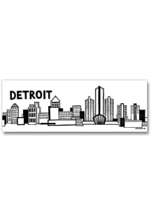 Detroit 1.5 in X 4.5 in Magnet