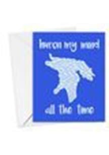 Great Lakes 4.25in x 5.5in Card - Blue