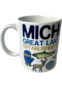 Michigan State Mug 11 oz Ceramic Mug - Blue