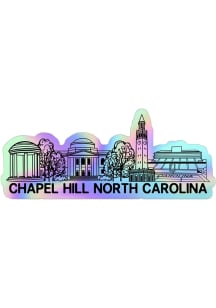 Chapel Hill Holographic Skyline Stickers - Blue