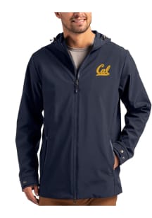 Cutter and Buck Cal Golden Bears Mens Navy Blue Camano Light Weight Jacket