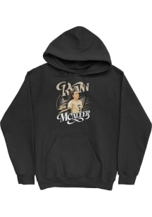 Ryan McAleer Purdue Boilermakers Mens Black Graphic Hoodie Player Hood