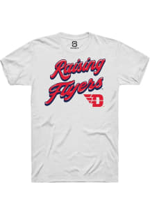Summit Sportswear Dayton Flyers White RAISING MASCOTS Short Sleeve T Shirt