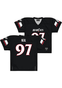 Kamron Neal  Campus Ink Cincinnati Bearcats Black NIL Football Jersey