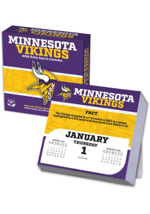 Minnesota Vikings 2026 Boxed Daily Calendar