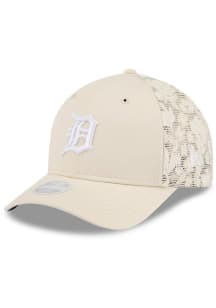 New Era Detroit Tigers White Floral Mesh 9FORTY M Crown Womens Adjustable Hat