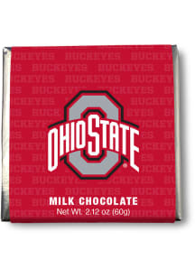 Ohio State Buckeyes 9pc Square Milk Chocolate Candy
